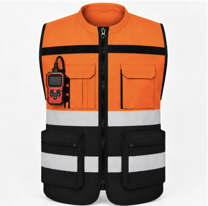 Chaleco de seguridad Saftek color Naranja